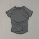 Camiseta Cropped Fitness Tight