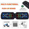 Prancha de Flexão Multifuncional – Equipamento de Fitness e Treino Muscular, Kit de Exercícios para Casa, Barra de Flexão Dobrável e Dispositivo de Resistência.