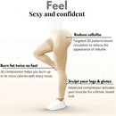Legging Feminina 3D Anticelulite: Cós Alto com Efeito Empina Bumbum (Butt Lifting) e Controle Abdominal (Tummy Control)