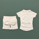Conjunto Fitness Manga Curta e Short Seamless (2 Peças)