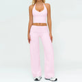 Conjunto Fitness Feminino: Agasalho de Academia Respirável – Top Esportivo e Calça Flare (Bailarina)