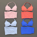 Conjunto Fitness Seamless Strappy (2 Peças)