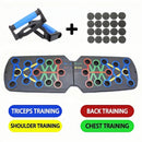 Prancha de Flexão Multifuncional – Equipamento de Fitness e Treino Muscular, Kit de Exercícios para Casa, Barra de Flexão Dobrável e Dispositivo de Resistência.