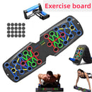 Prancha de Flexão Multifuncional – Equipamento de Fitness e Treino Muscular, Kit de Exercícios para Casa, Barra de Flexão Dobrável e Dispositivo de Resistência.