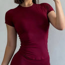 Camiseta Cropped Fitness Tight