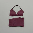 Conjunto Fitness Seamless Strappy (2 Peças)