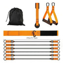 Faixa de resistência usada para treino muscular, fortalecimento de força, yoga, modelagem corporal e equipamentos de fitness para casa
