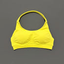 Top Esportivo Seamless Halter Neck Open Back