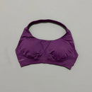 Top Esportivo Seamless Halter Neck Open Back