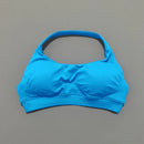 Top Esportivo Seamless Halter Neck Open Back