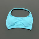 Top Esportivo Seamless Halter Neck Open Back