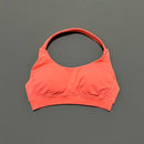 Top Esportivo Seamless Halter Neck Open Back
