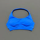 Top Esportivo Seamless Halter Neck Open Back