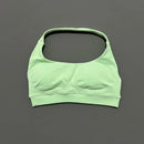 Top Esportivo Seamless Halter Neck Open Back