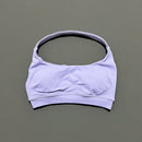 Top Esportivo Seamless Halter Neck Open Back