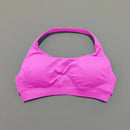 Top Esportivo Seamless Halter Neck Open Back
